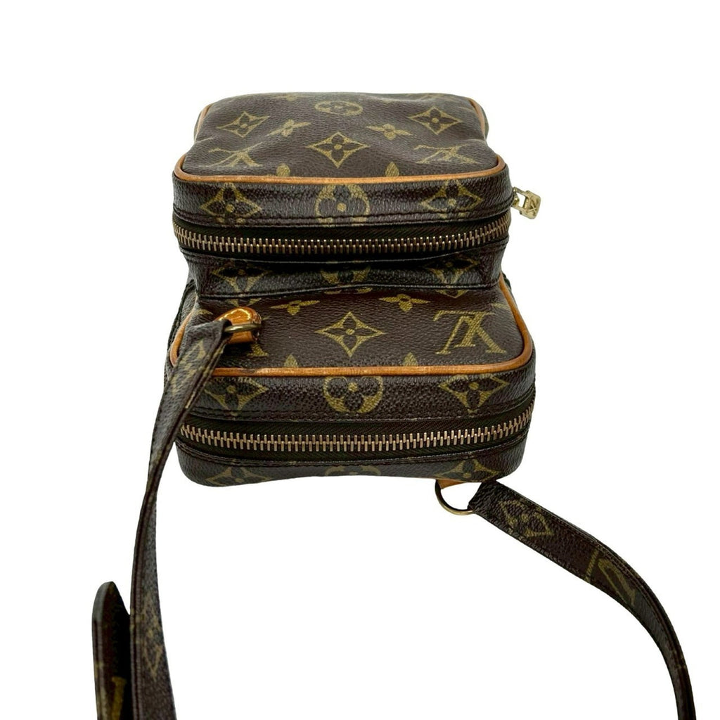 Louis Vuitton Brown Leather Pvc Pochette Shoulder Bag