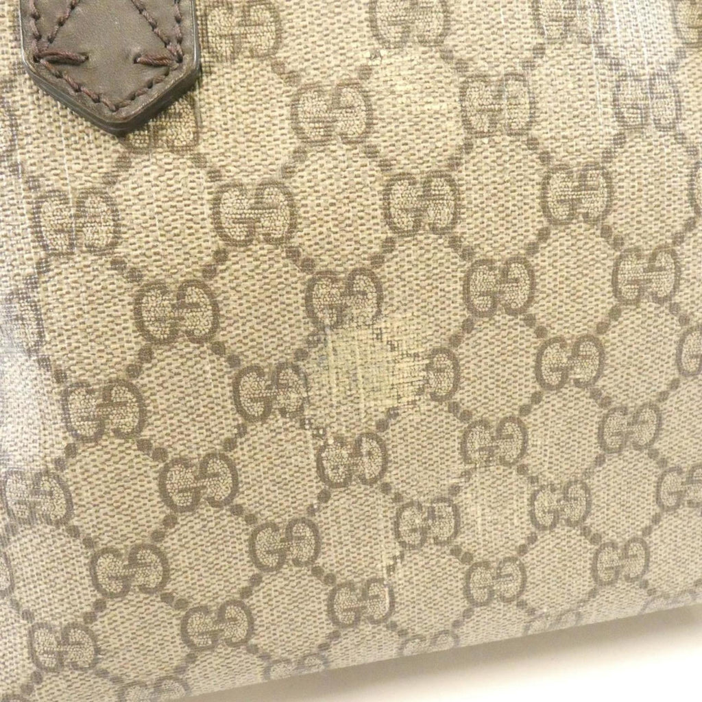 Gucci Beige Brown Gg Supreme Handbag (Pre-Owned)