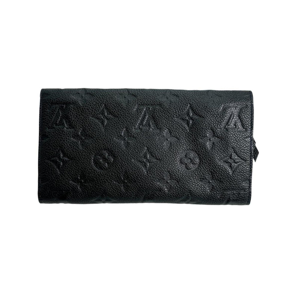 Louis Vuitton Infini Navy Monogram Empreinte Long Wallet (Tri-Fold)
