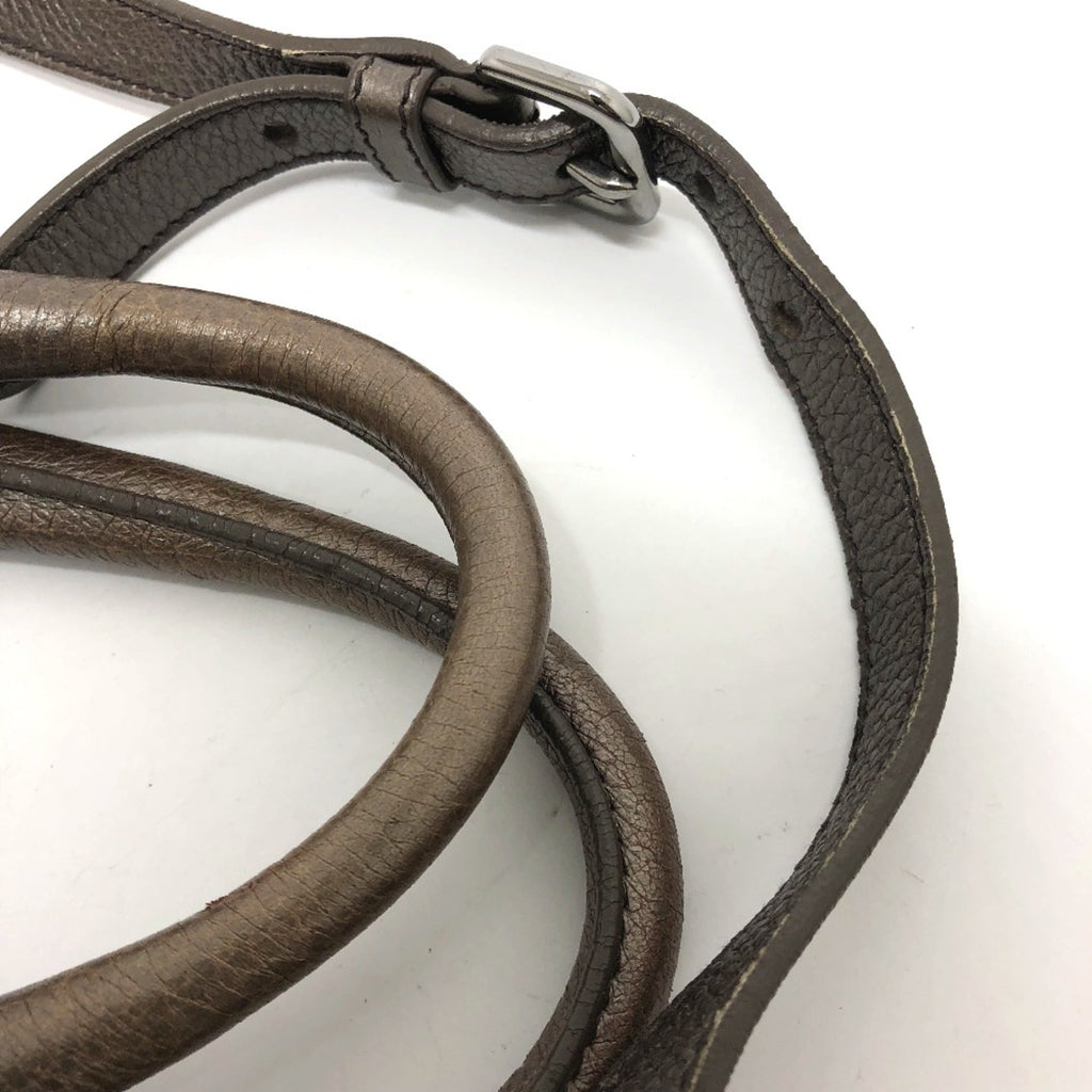 Prada Brown Leather Tote Bag