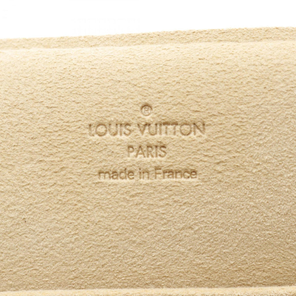 Louis Vuitton Brown Coated Canvas Leather Shoulder Bag