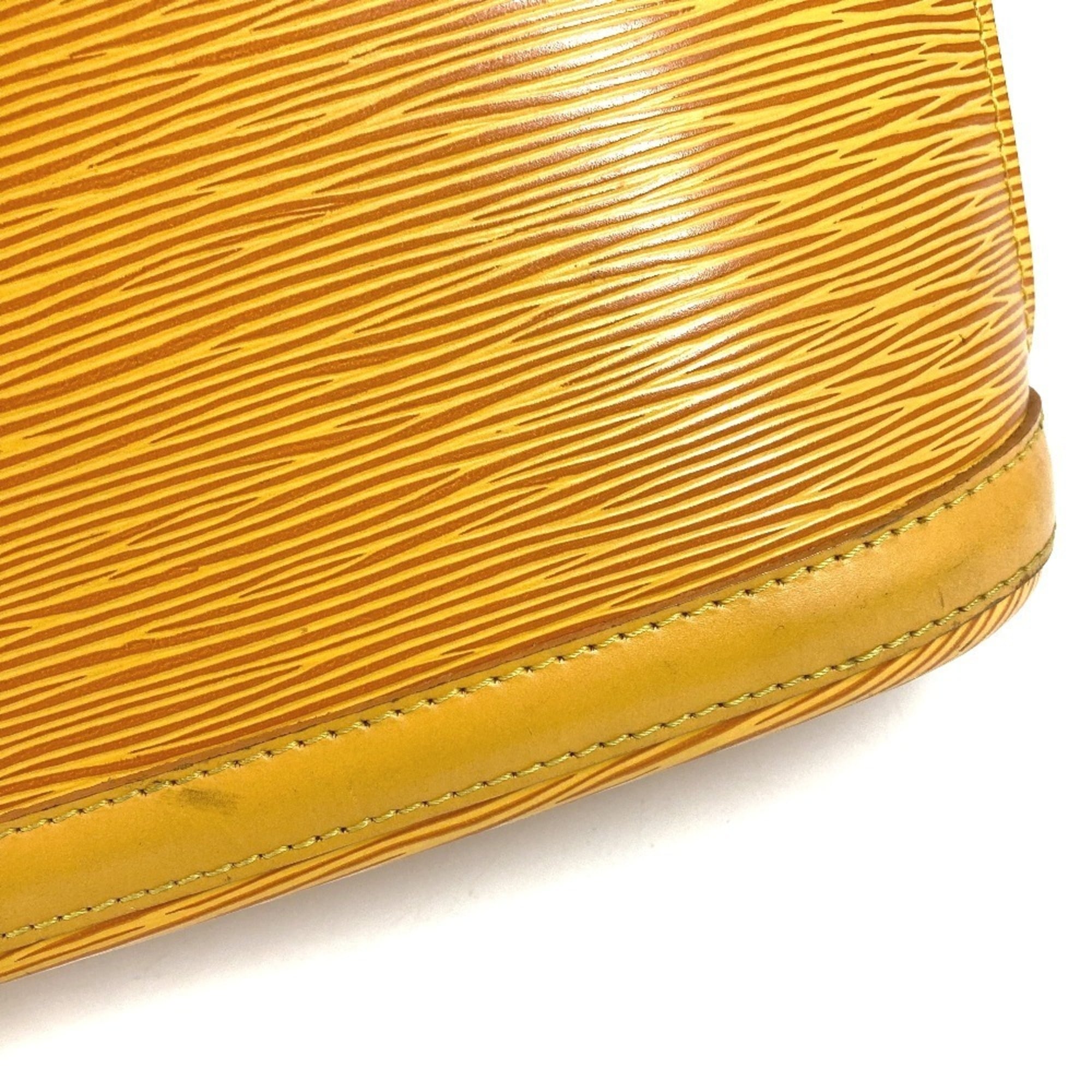 Louis Vuitton Epi Yellow Epi Leather Shoulder Bag Tote Bag