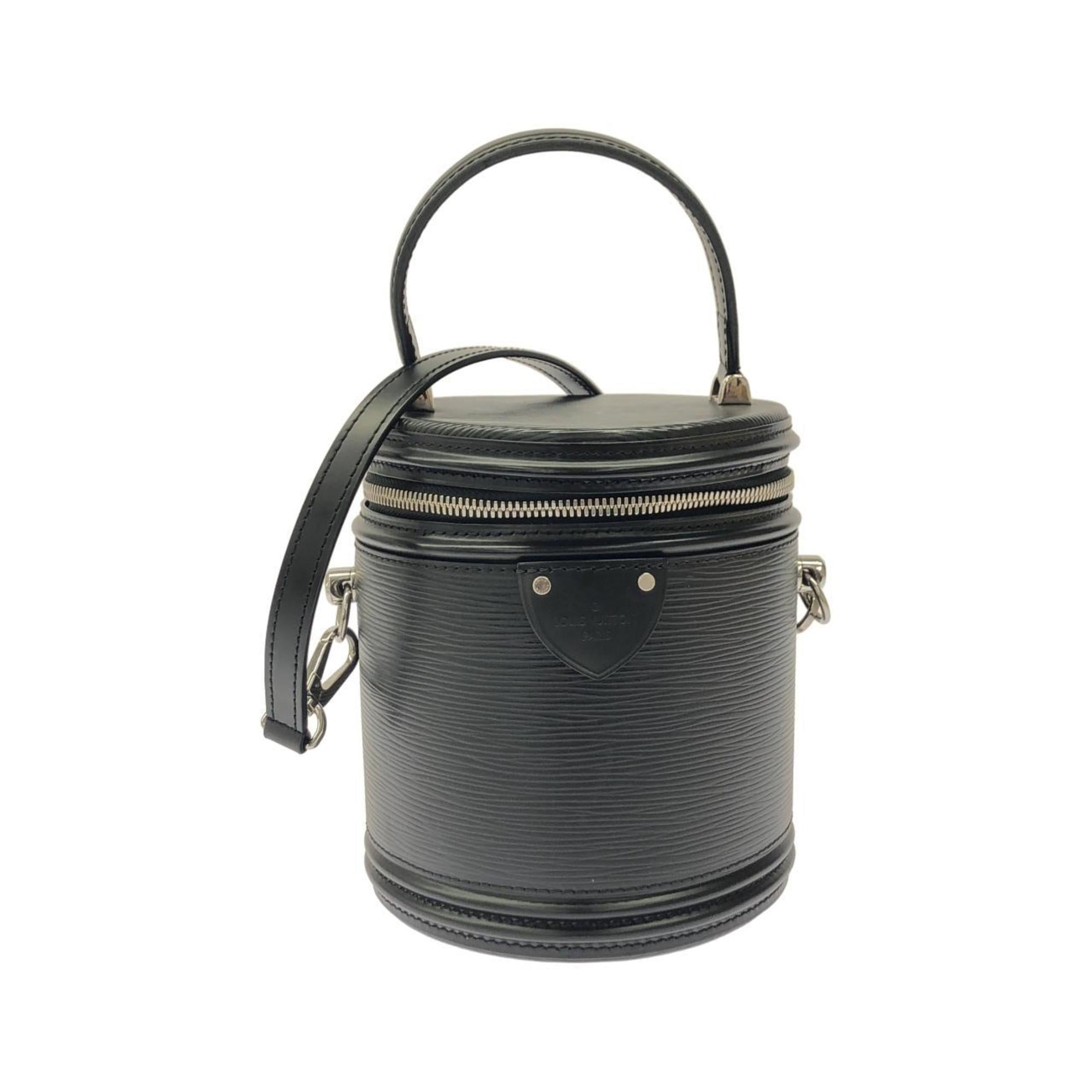 Louis Vuitton Black Leather Handbag