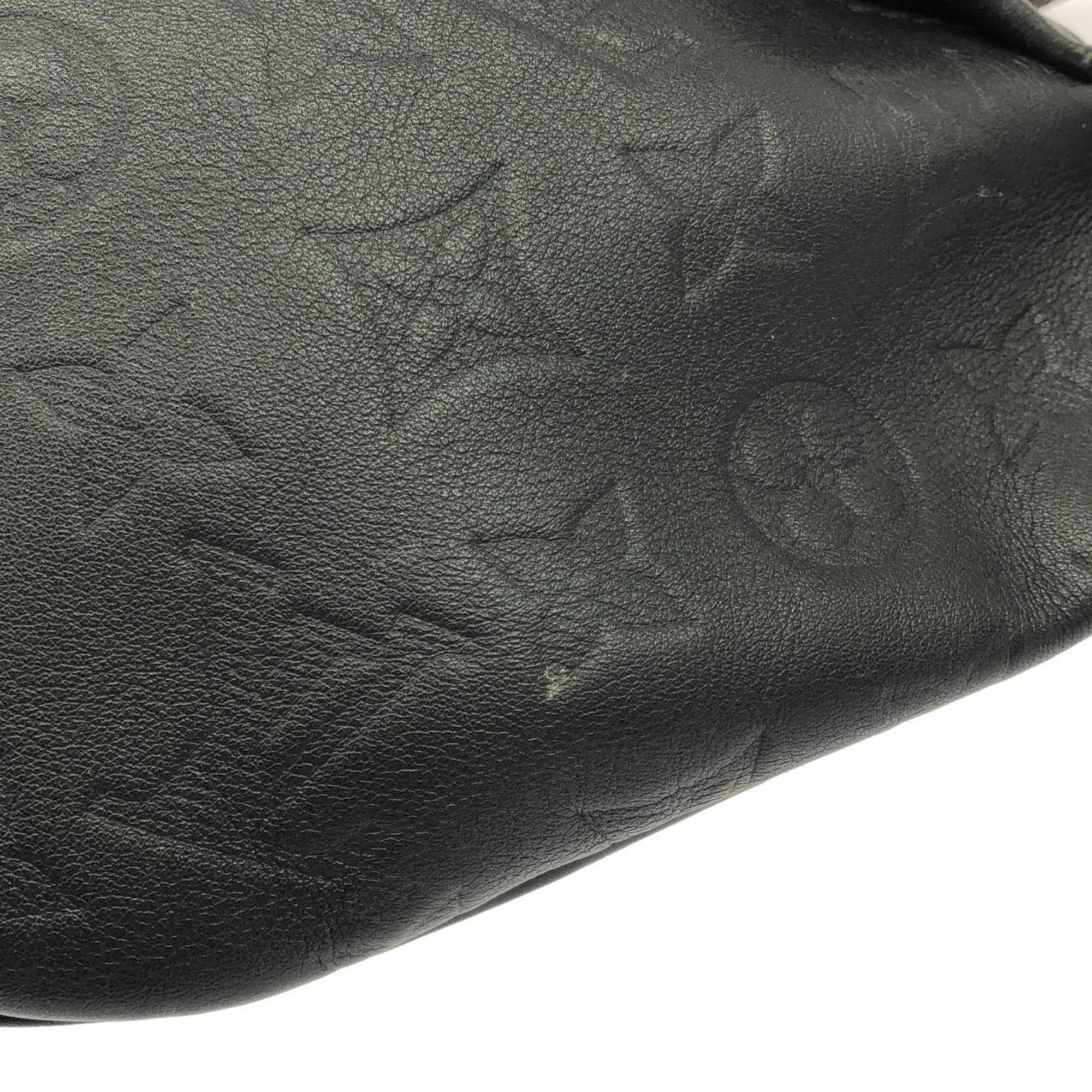 Louis Vuitton Black Leather Shoulder Bag