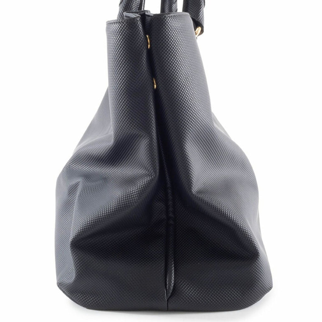 Bottega Veneta Black Pvc Leather Tote Bag