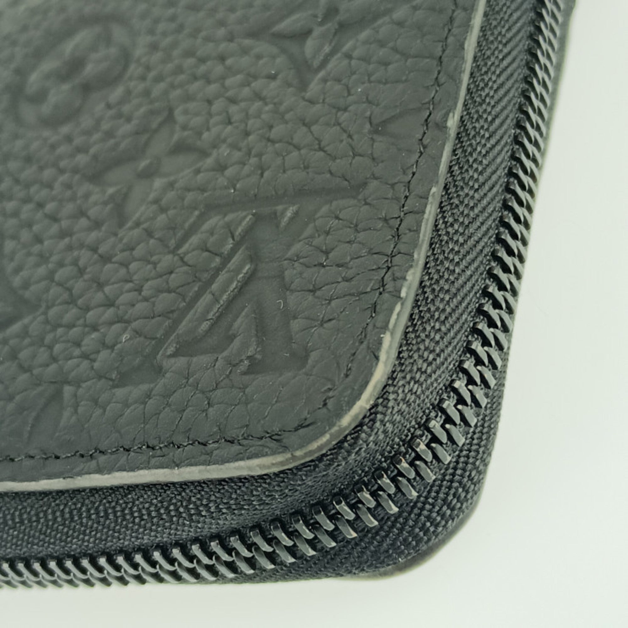 Louis Vuitton Black Leather Long Wallet