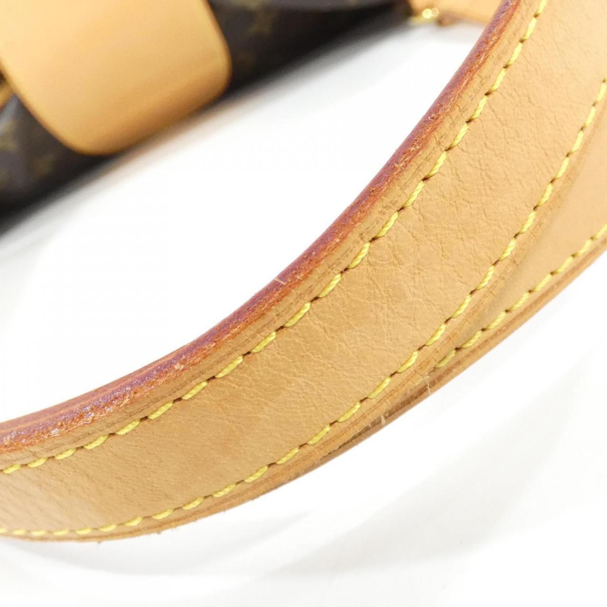 Louis Vuitton Brown Coated Canvas Shoulder Bag