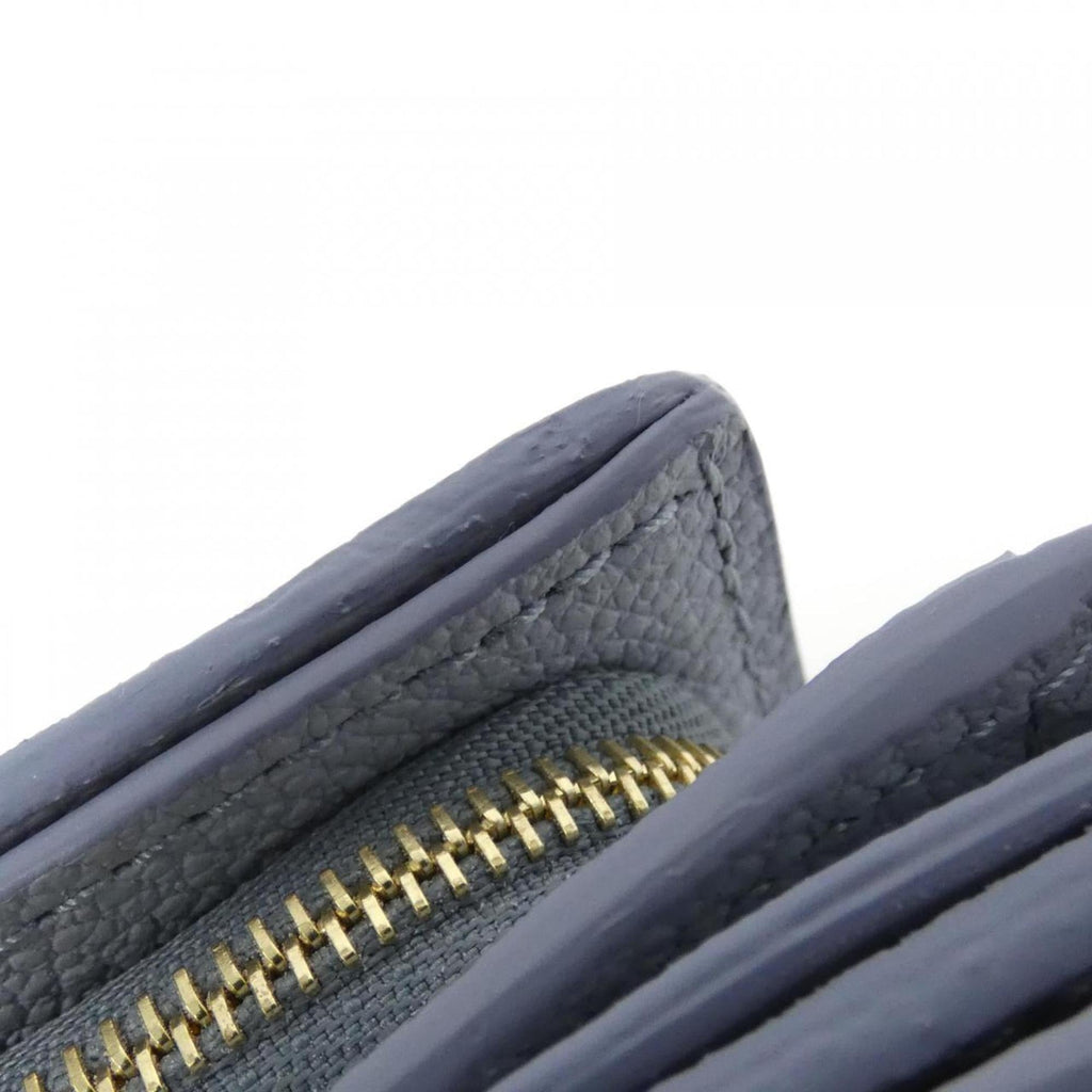 Louis Vuitton Blue Leather Wallet (Tri-Fold)