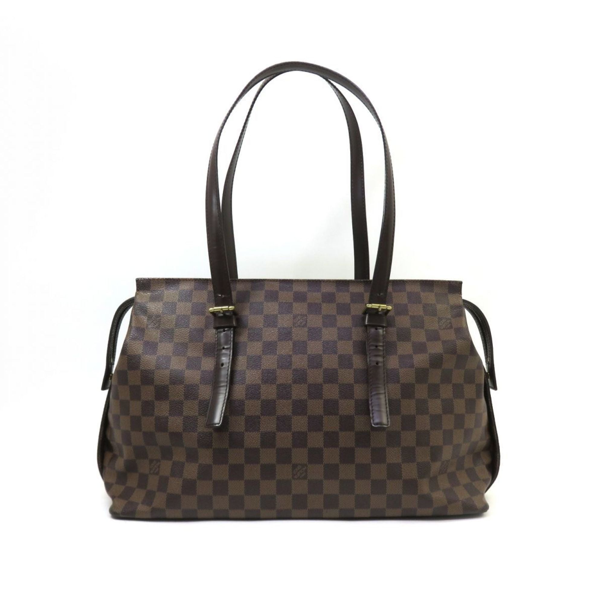 Louis Vuitton Damier Canvas Ebene Galle Damier Canvas Shoulder Bag Tote Bag