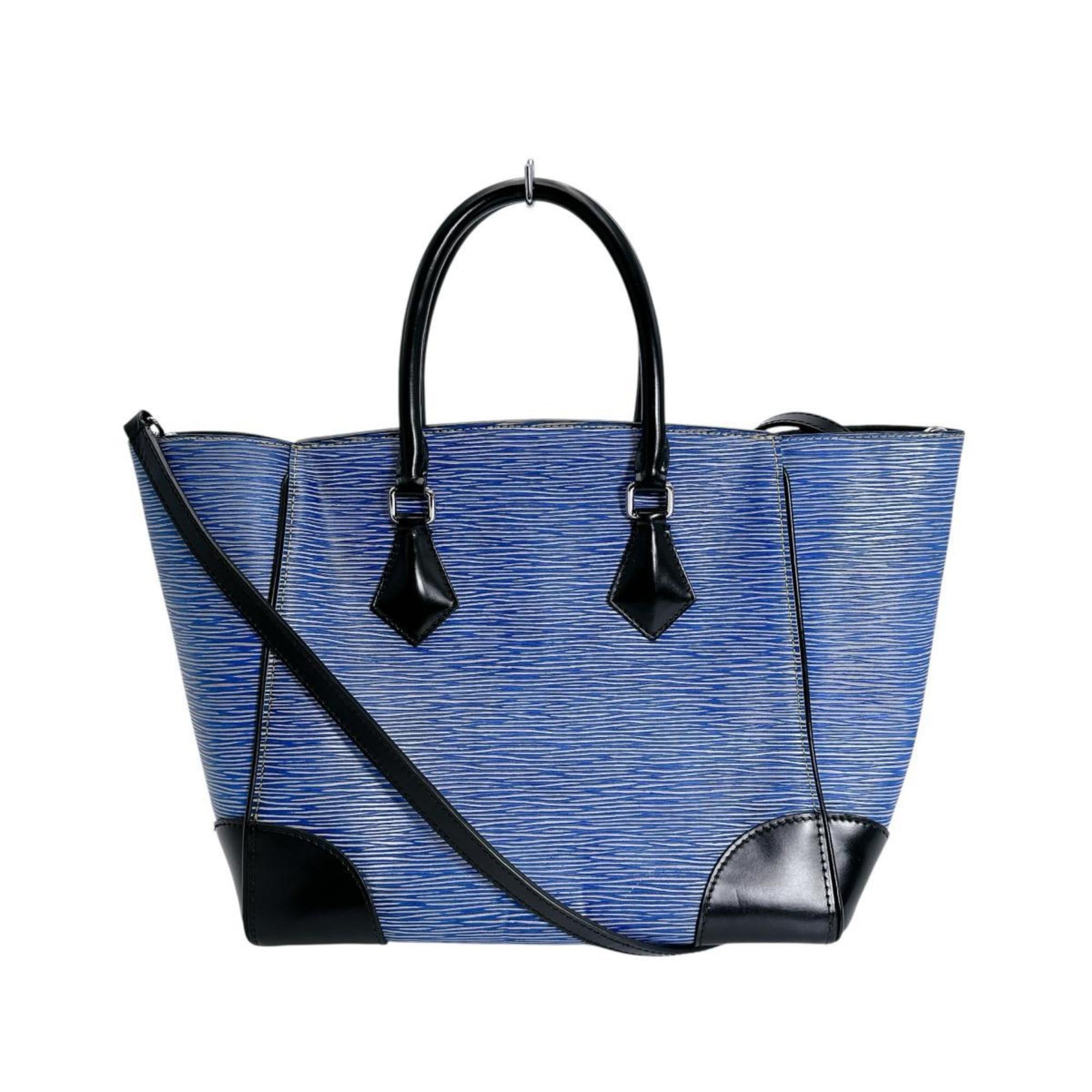 Louis Vuitton Blue Epi Leather Handbag