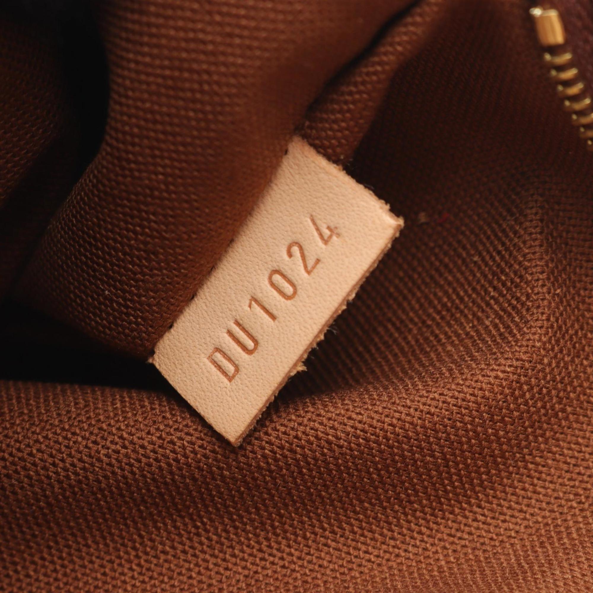 Louis Vuitton Brown Monogram Coated Canvas Handbag