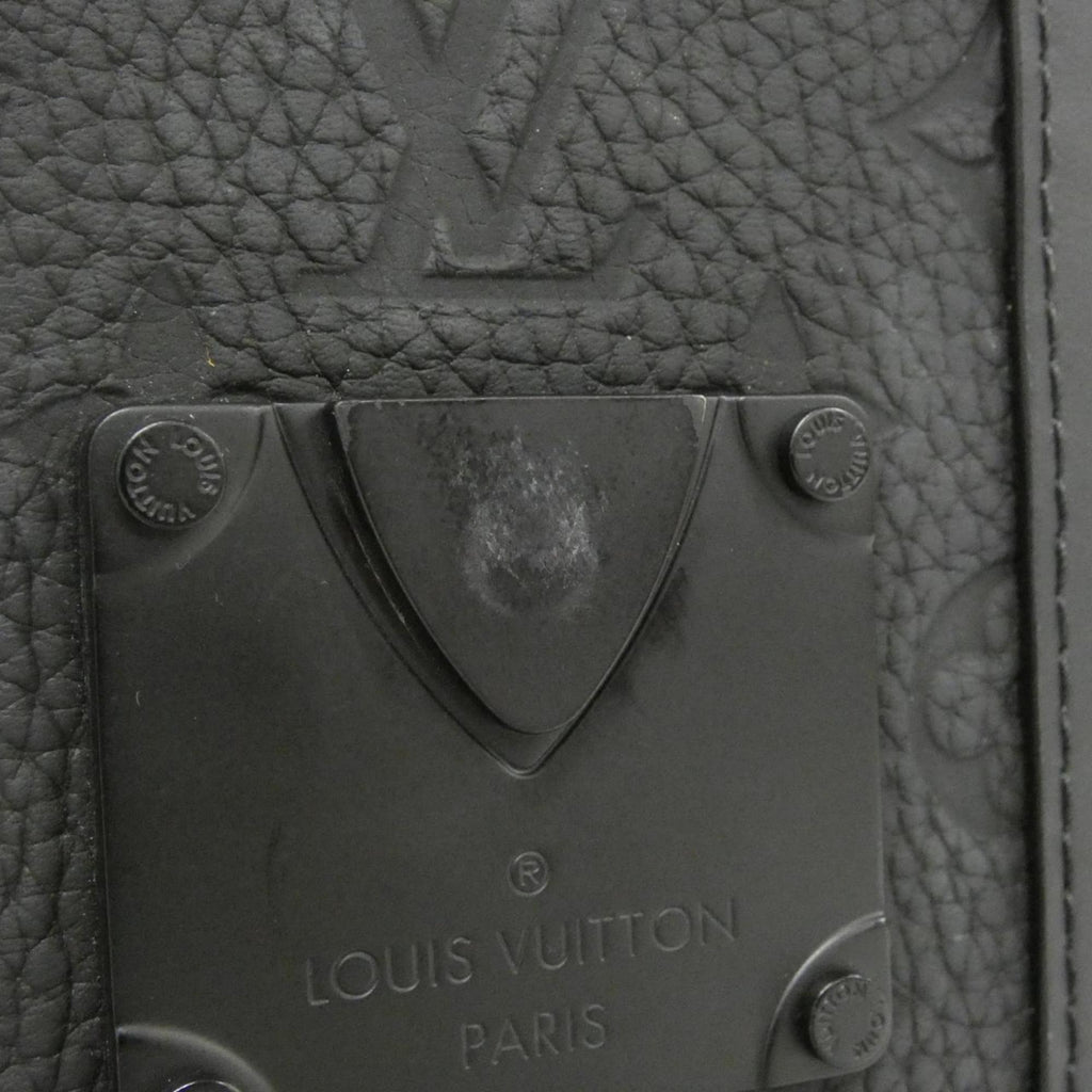 Louis Vuitton Black Leather Shoulder Bag