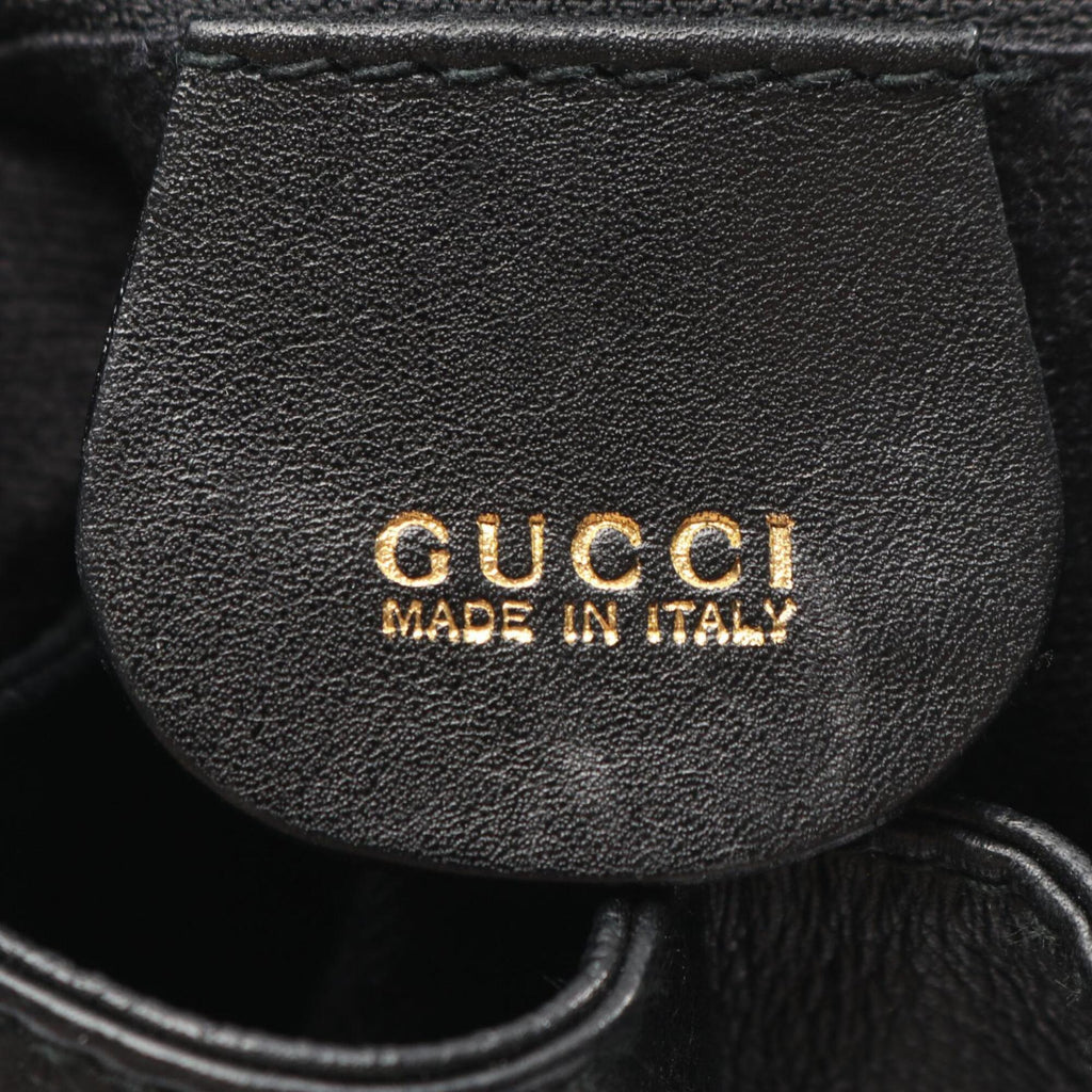Gucci Black Leather Backpack (Pre-Owned)