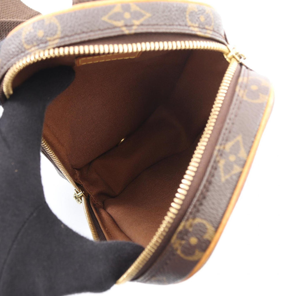 Louis Vuitton Brown Monogram Coated Canvas Leather Fanny Pack Sling Bag