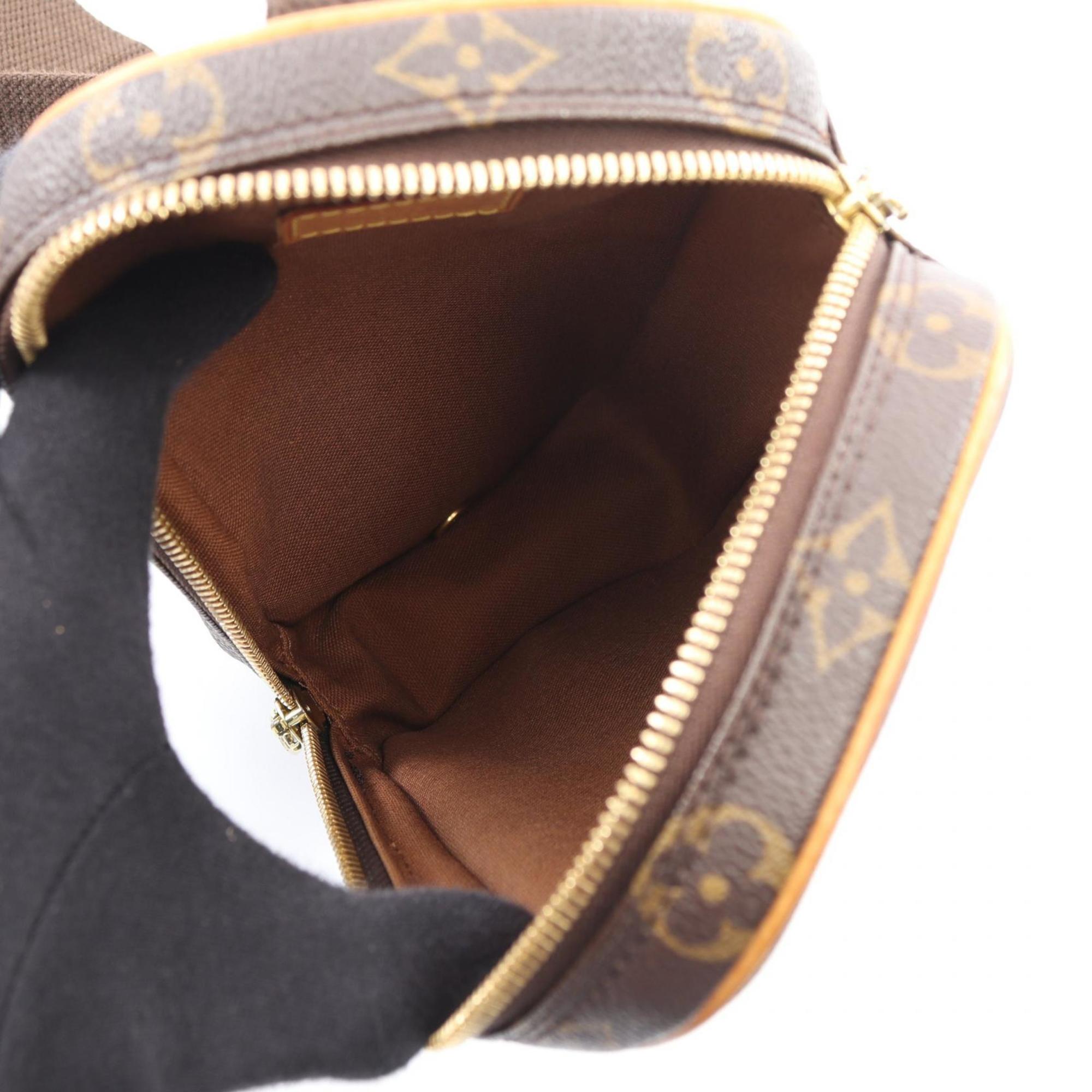 Louis Vuitton Brown Monogram Coated Canvas Leather Fanny Pack Sling Bag