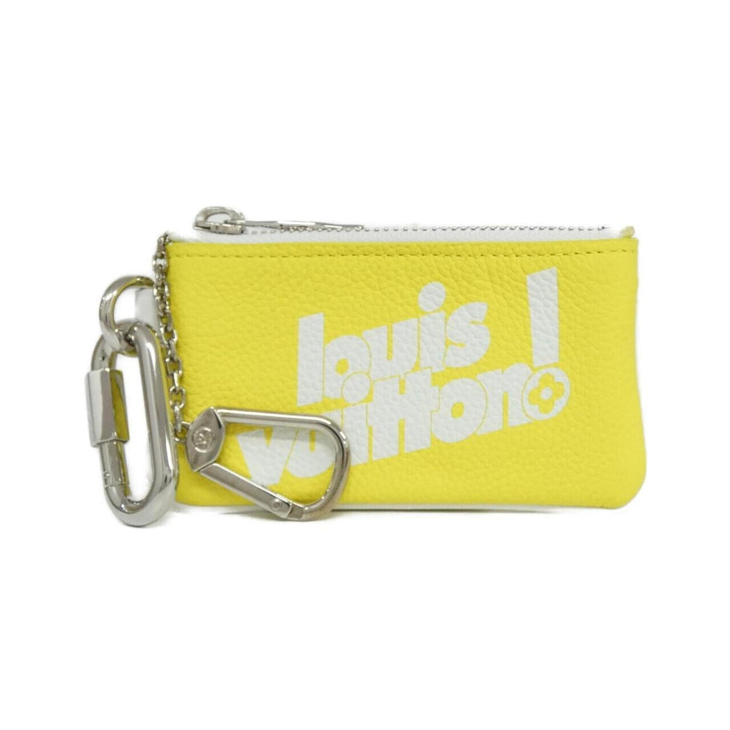 Louis Vuitton Yellow Leather Coin Purse/Coin Case