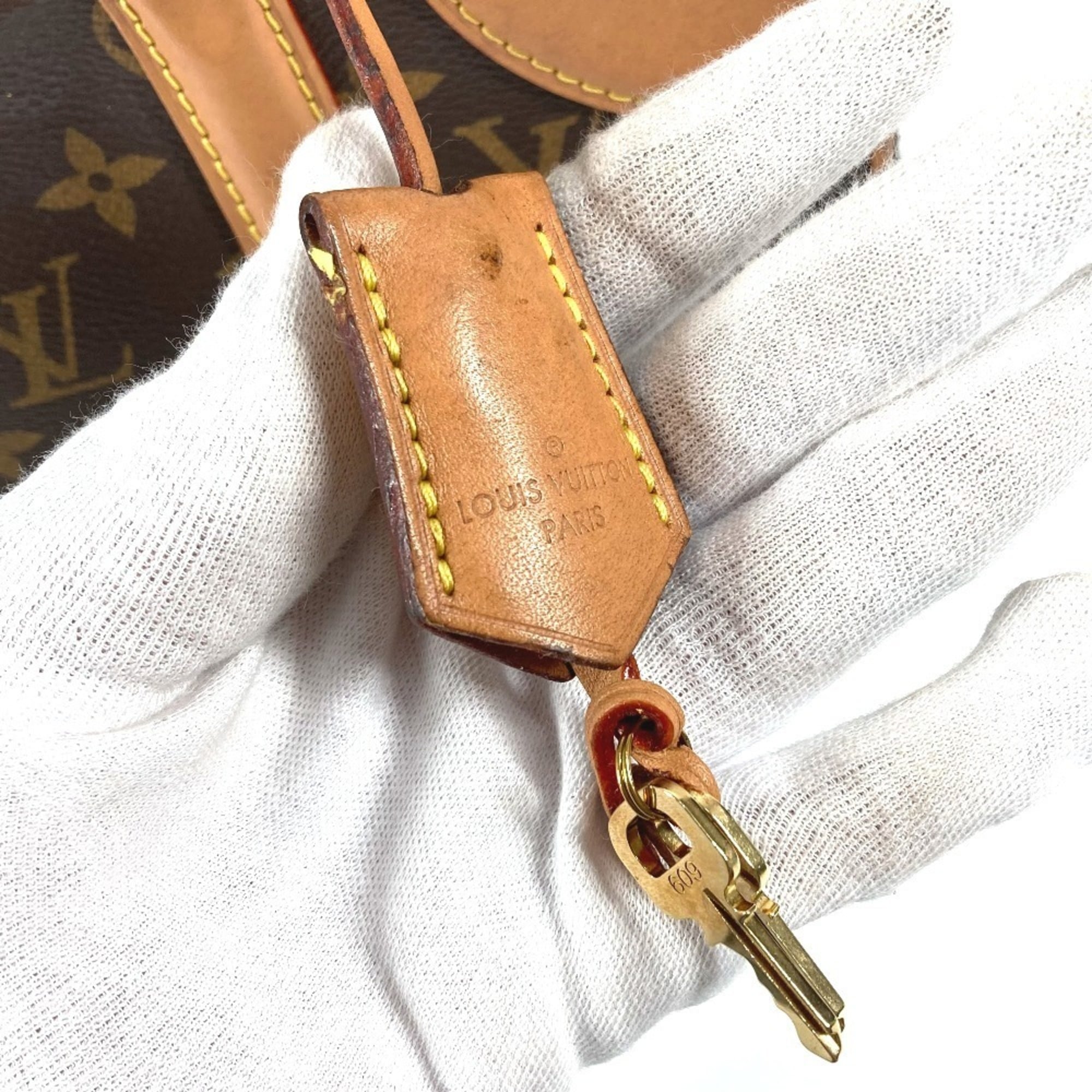 Louis Vuitton Brown Monogram Boston Bag Handbag Shoulder Bag