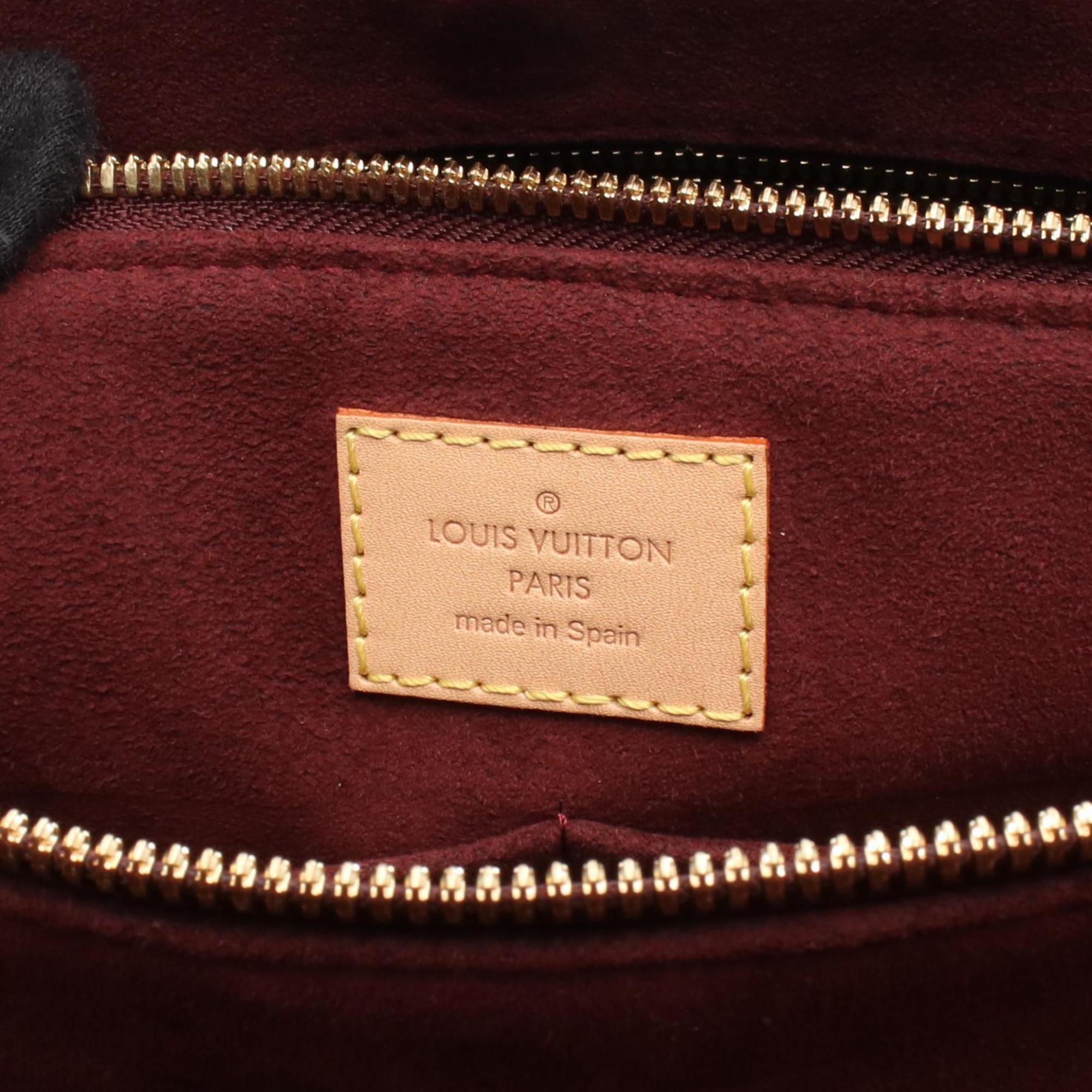 Louis Vuitton Brown Coated Canvas Monogram Pvc Leather Handbag