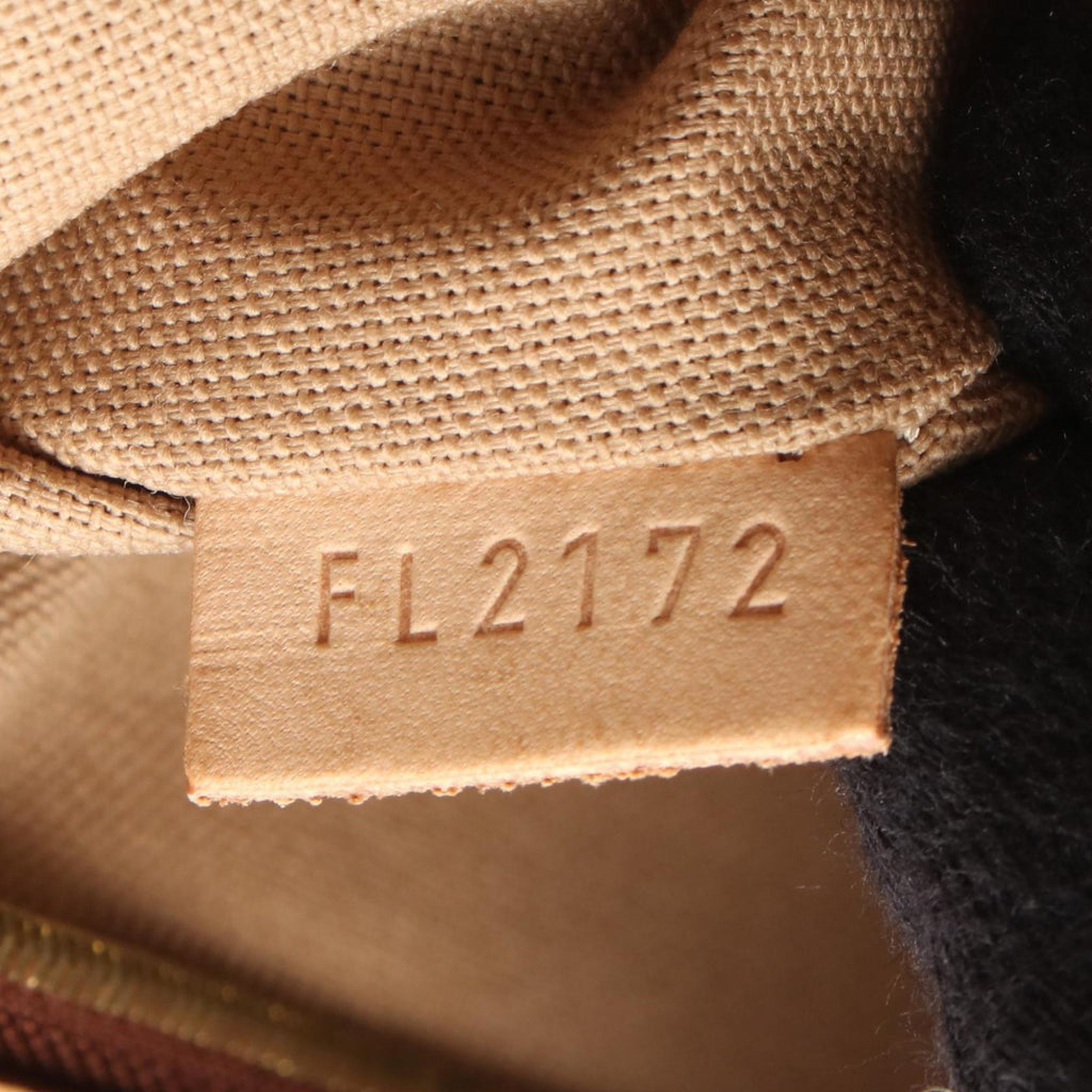 Louis Vuitton Brown Monogram Coated Canvas Leather Shoulder Bag