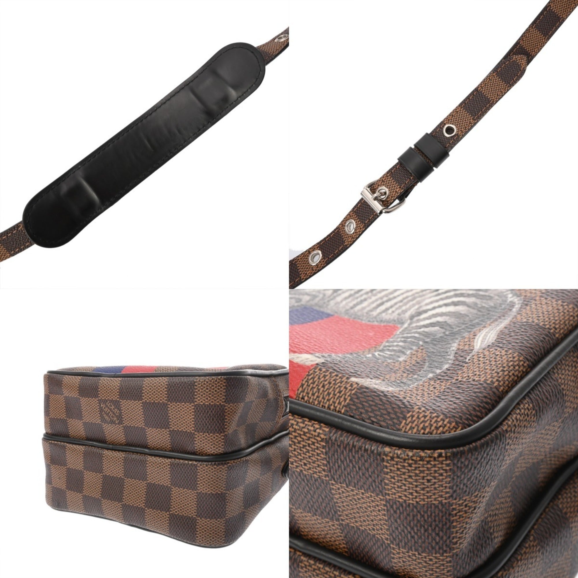 Louis Vuitton Brown Damier Canvas Shoulder Bag