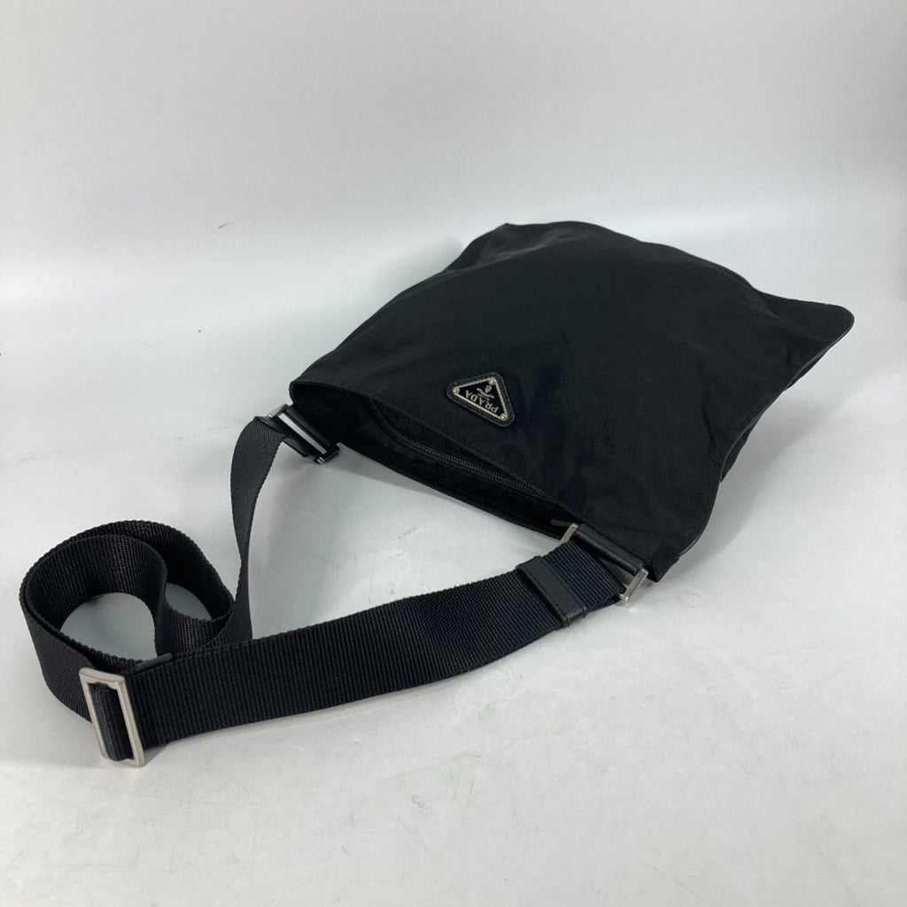 Prada Black Nylon Pochette Shoulder Bag