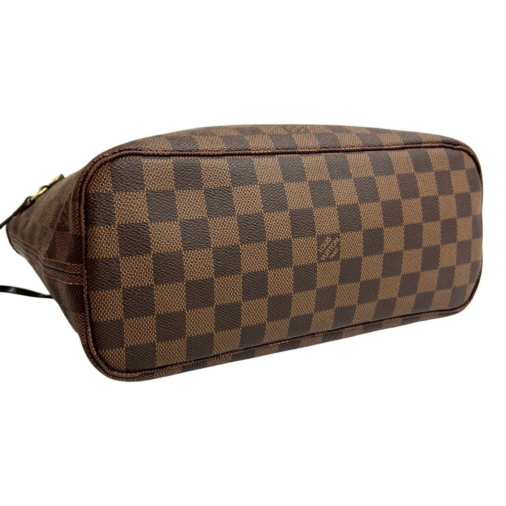 Louis Vuitton Brown Leather Pvc Handbag Shoulder Bag Tote Bag