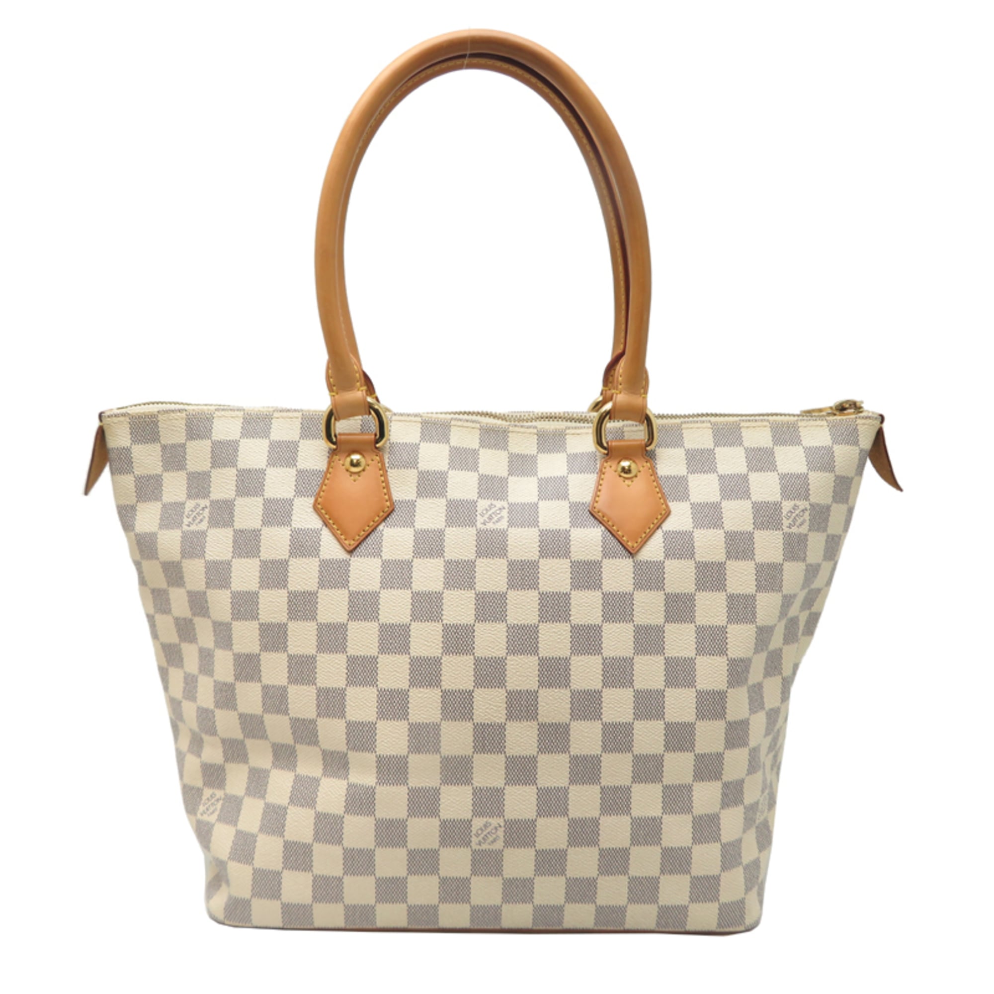 Louis Vuitton White Damier Azur Tote Bag