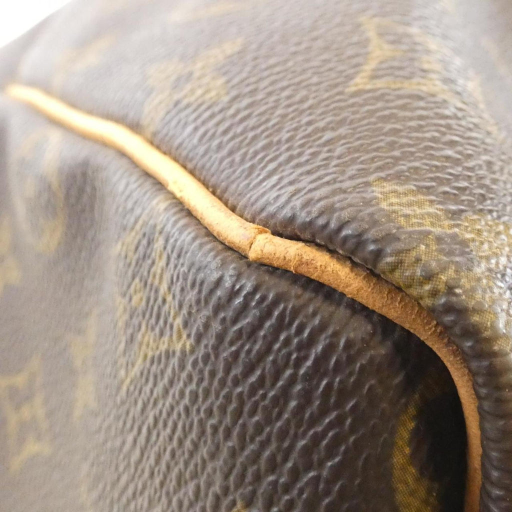 Louis Vuitton Monogram Marron Coated Canvas Boston Bag