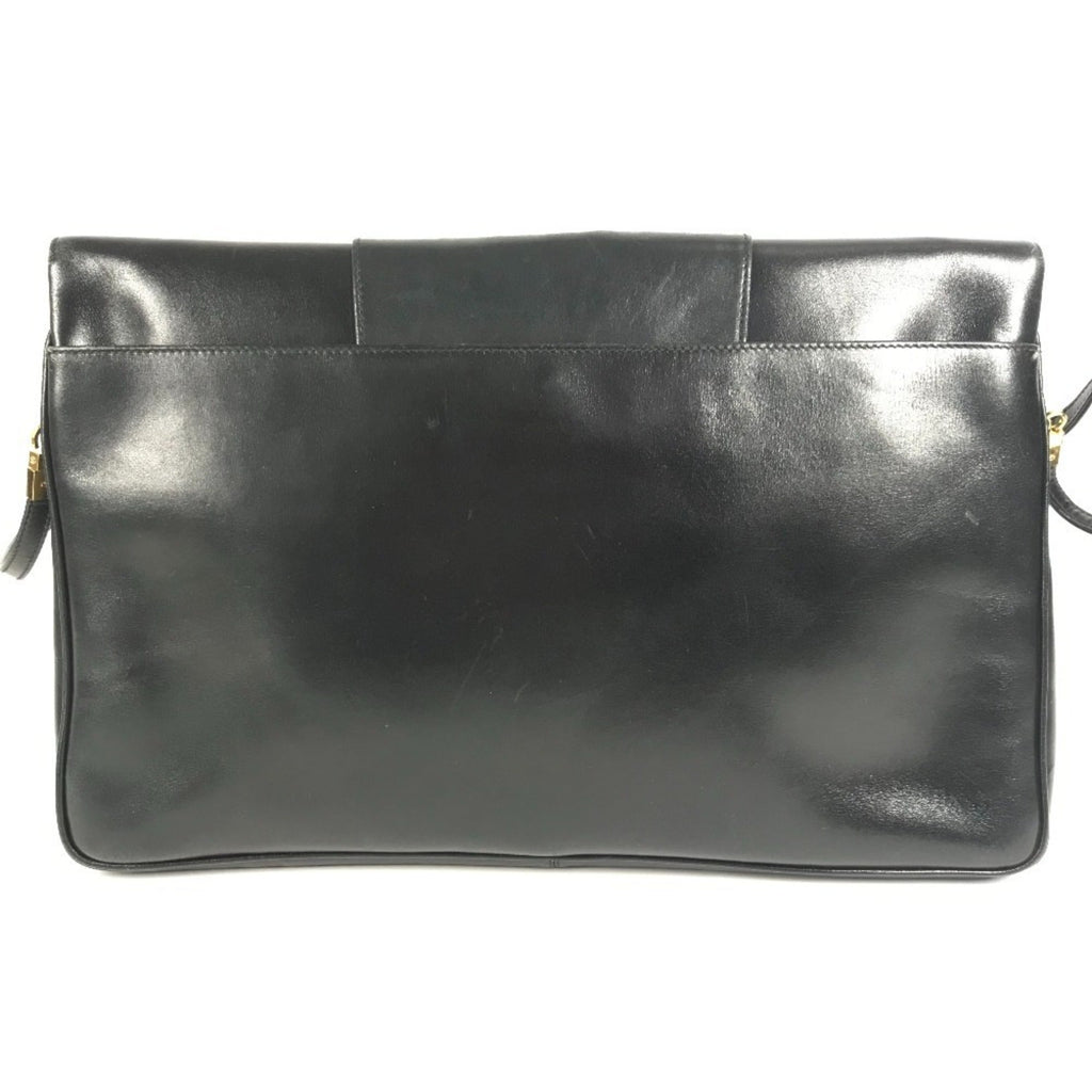 Gucci Black Leather Pochette Shoulder Bag (Pre-Owned)