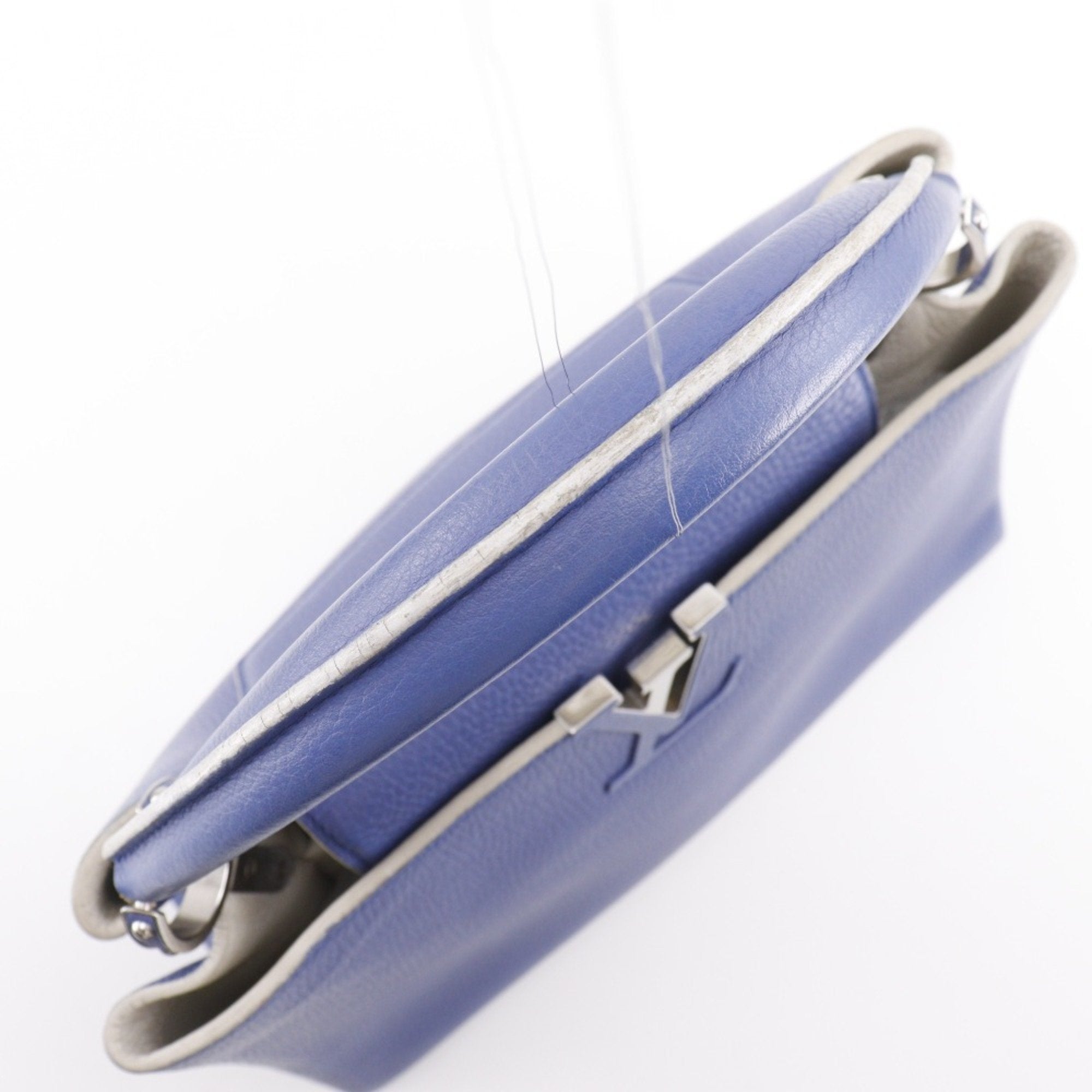 Louis Vuitton Blue White Handbag