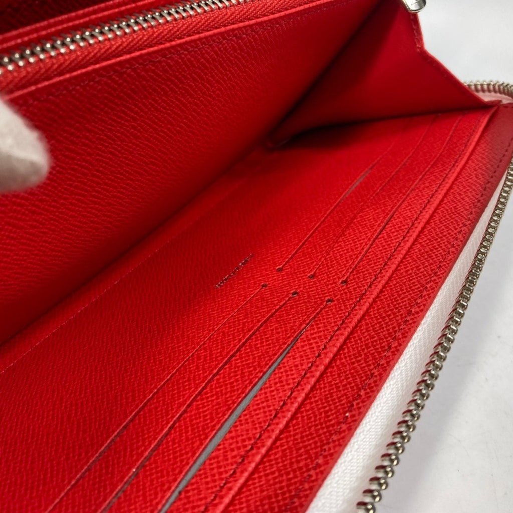 Louis Vuitton Red Color Rouge White Epi Leather Coin Purse/Coin Case