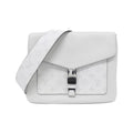 Louis Vuitton White Coated Canvas Shoulder Bag