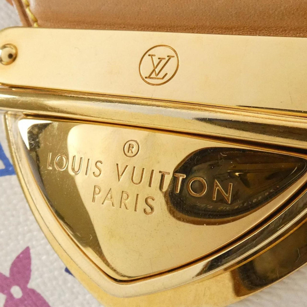 Louis Vuitton Multi-Color White Coated Canvas Shoulder Bag