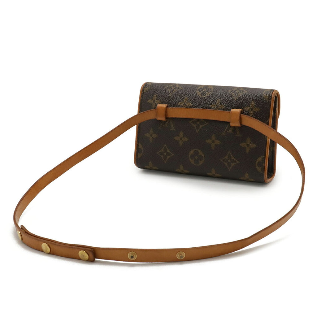 Louis Vuitton Brown Monogram White Monogram Clutch Bag Pochette Pouch