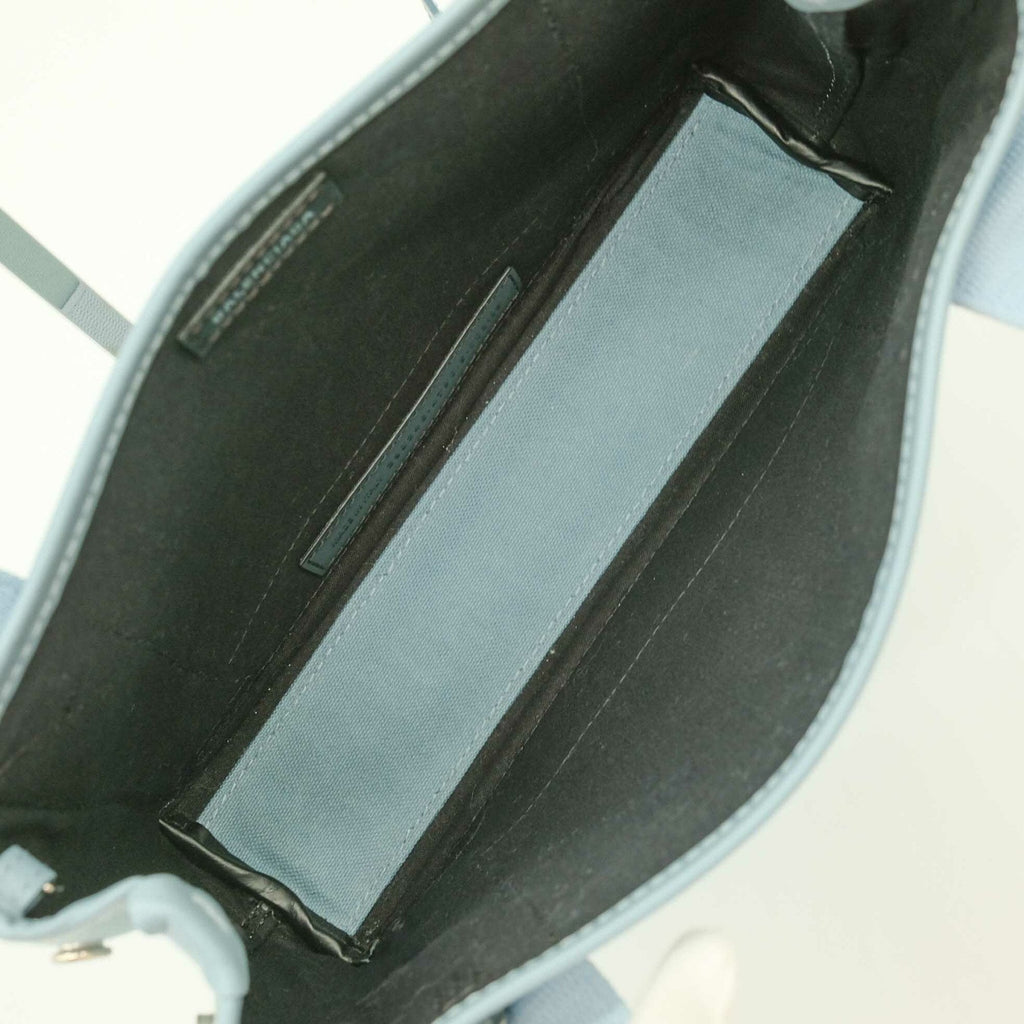 Balenciaga Light Blue Canvas Tote