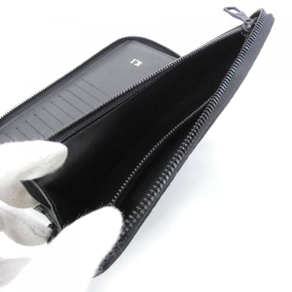 Louis Vuitton Black Leather Long Wallet