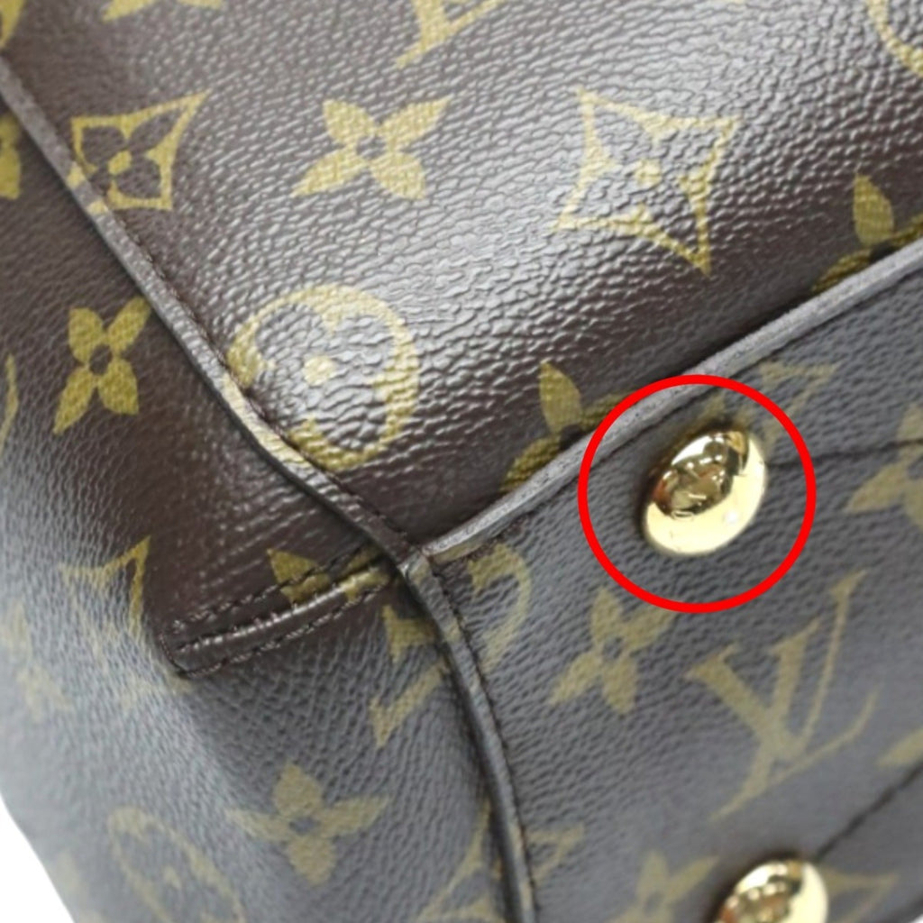 Louis Vuitton Brown Monogram Canvas Handbag Shoulder Bag