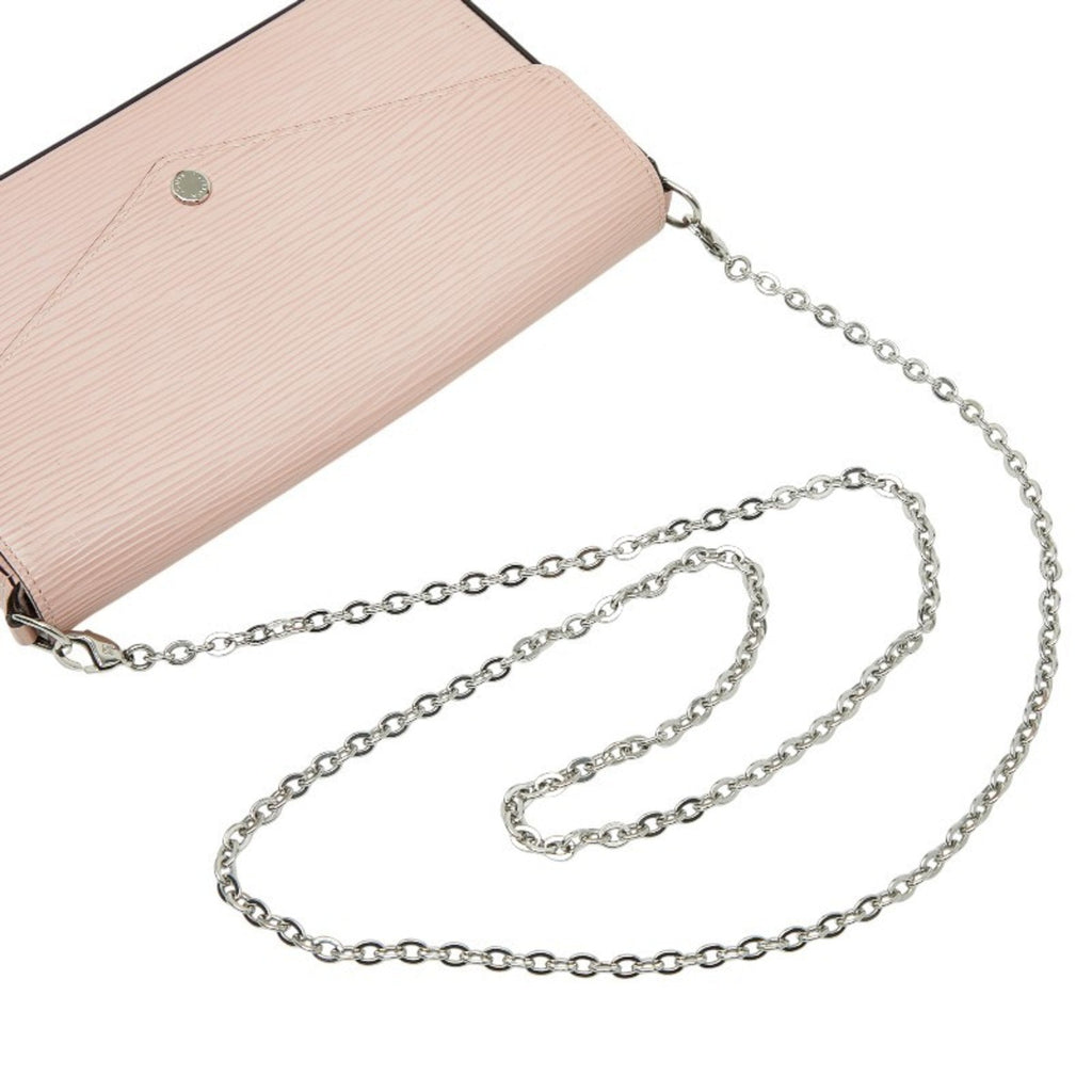 Louis Vuitton Pink Rose Ballerine Leather Pochette Shoulder Bag