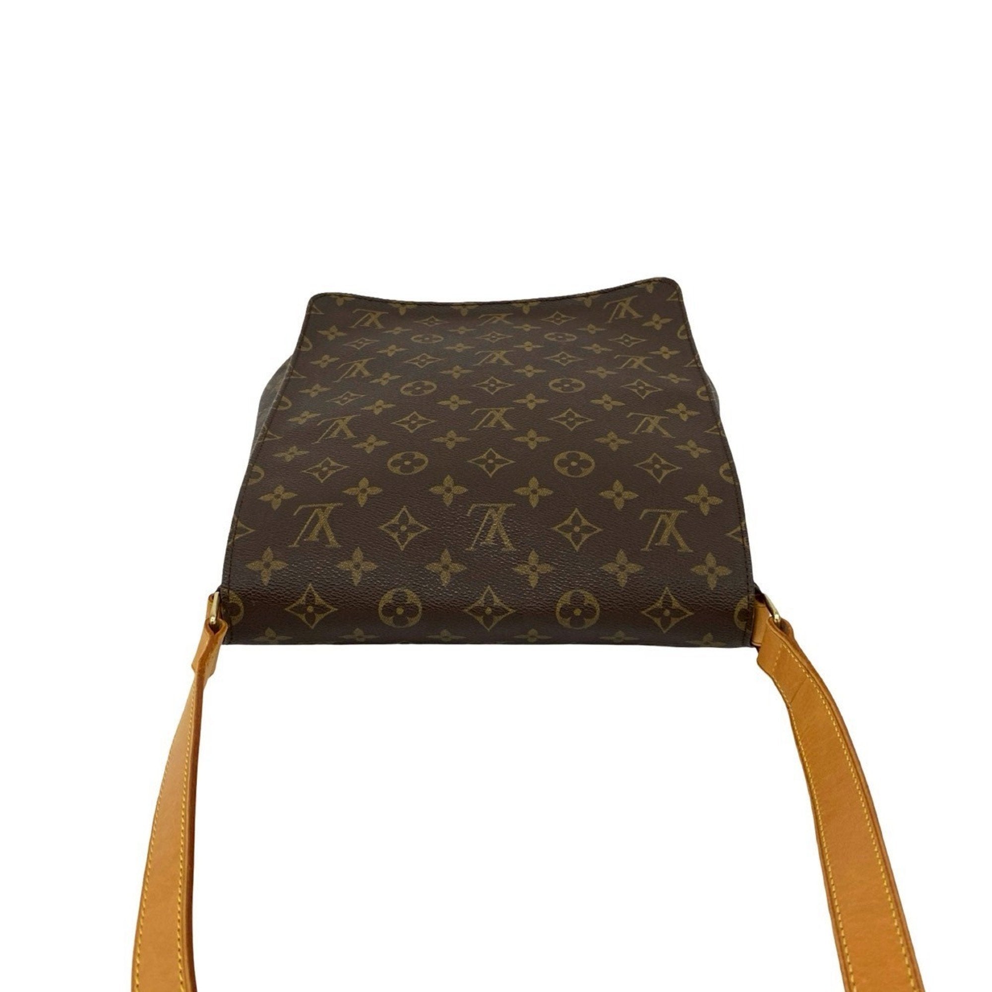 Louis Vuitton Brown Leather Pvc Pochette Shoulder Bag