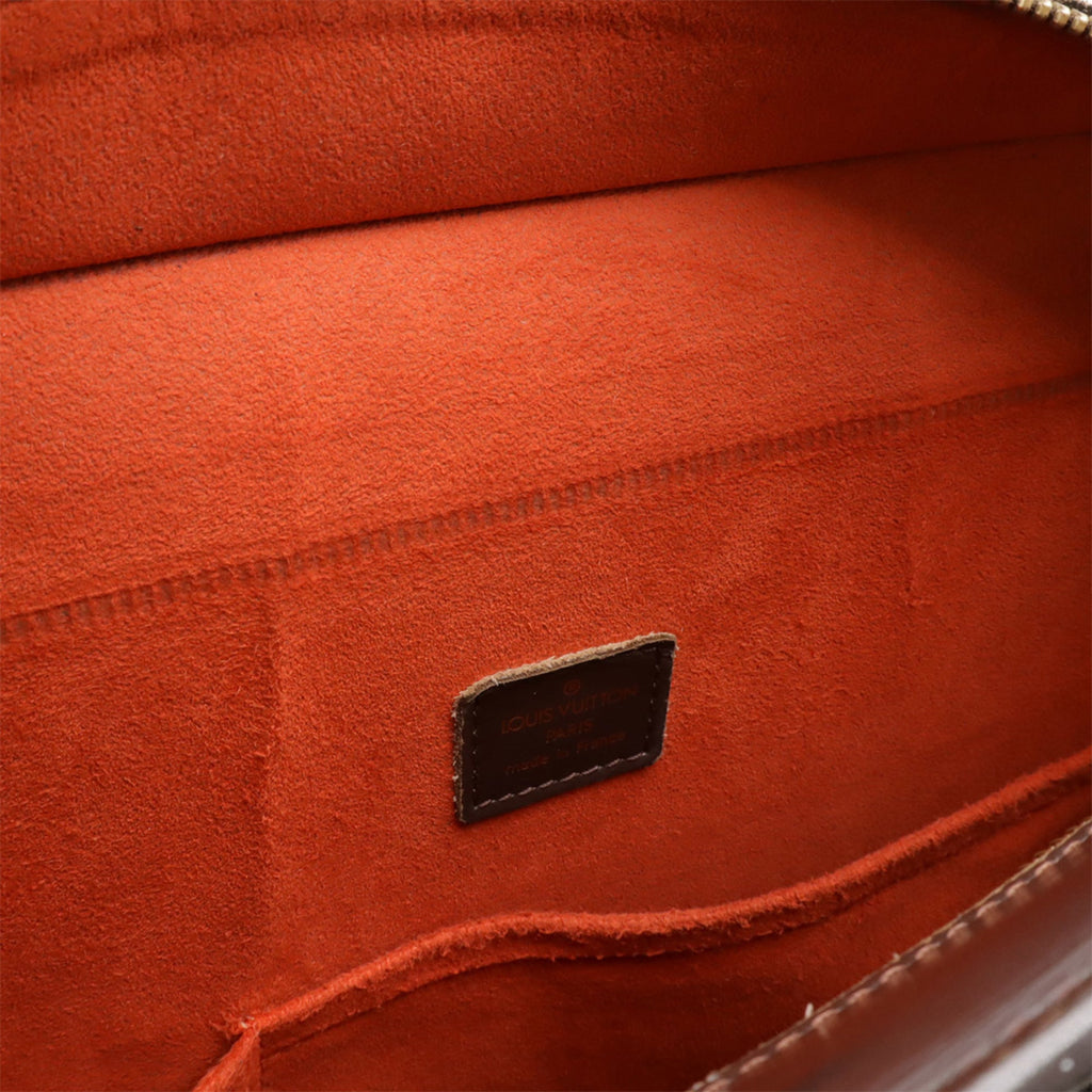 Louis Vuitton Brown Damier Canvas Pvc Handbag Tote Bag