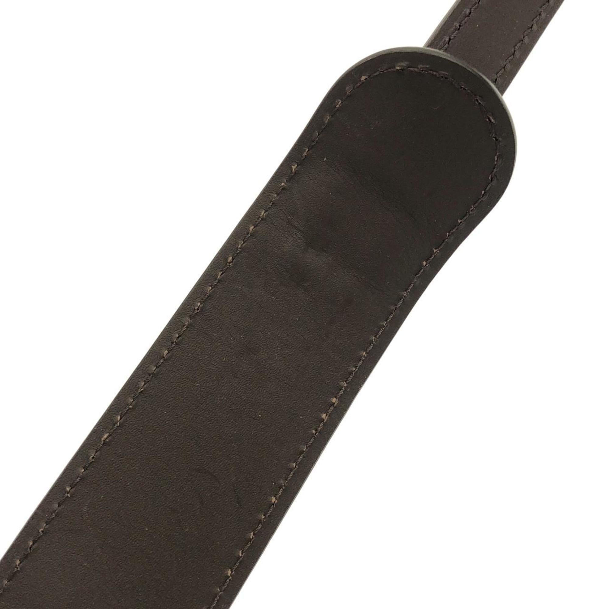 Louis Vuitton Brown Coated Canvas Shoulder Bag