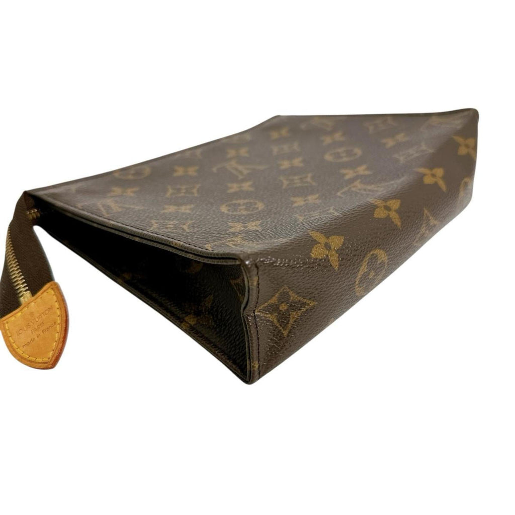 Louis Vuitton Brown Monogram Canvas Pochette Pouch Wash Bag