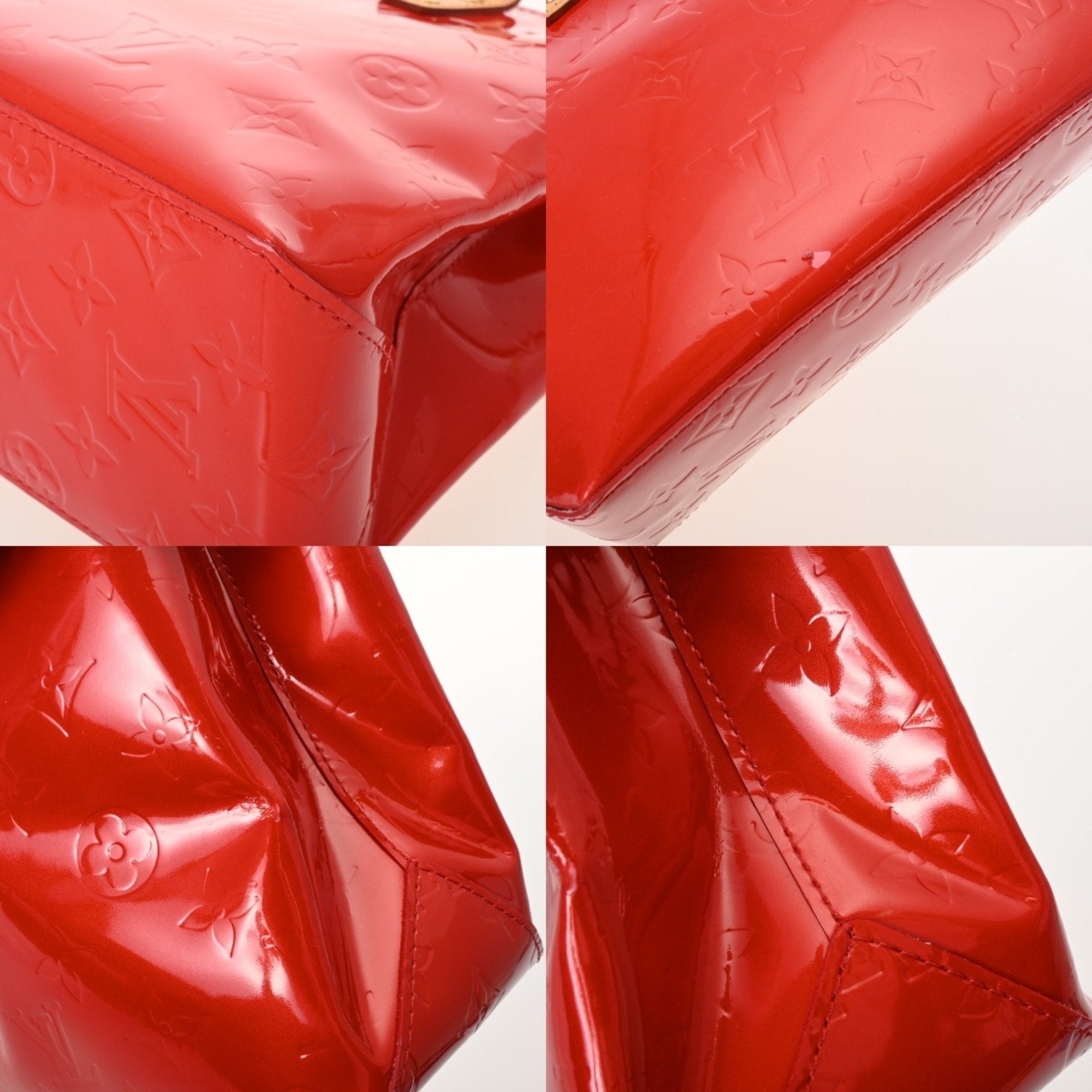 Louis Vuitton Rouge Monogram Vernis Handbag
