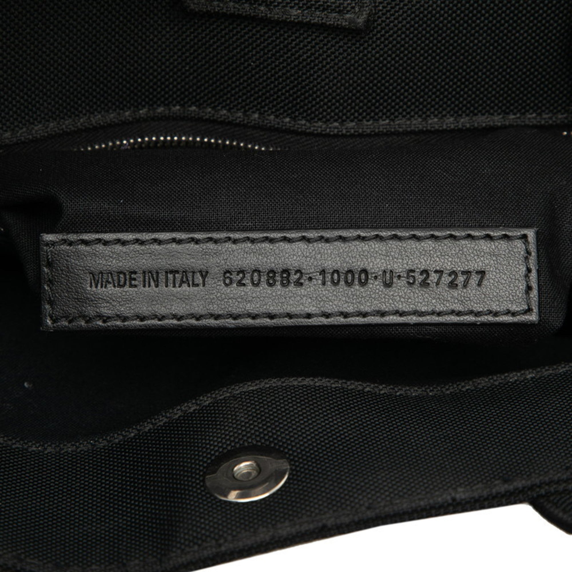 Balenciaga Black Canvas Handbag Shoulder