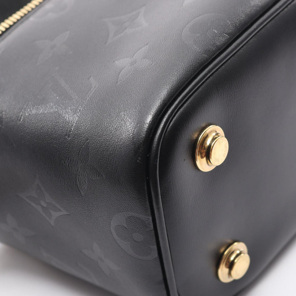 Louis Vuitton Black Leather Handbag