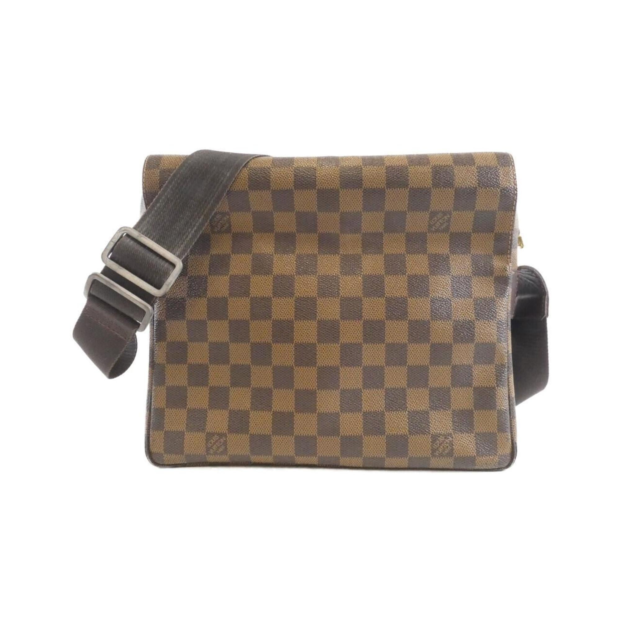 Louis Vuitton Brown Coated Canvas Shoulder Bag