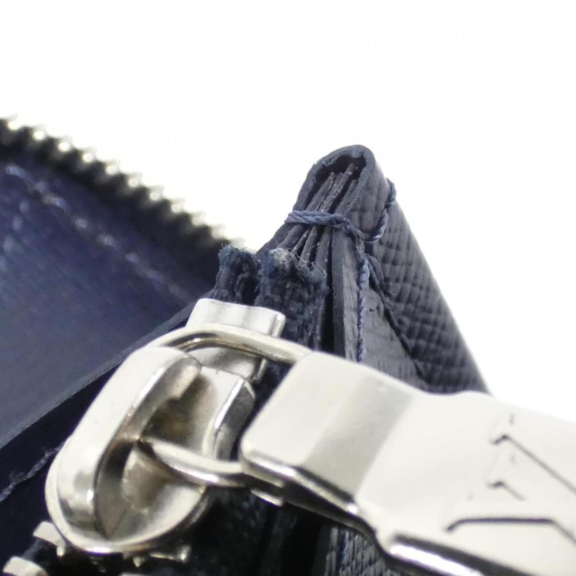 Louis Vuitton Navy Leather Long Wallet