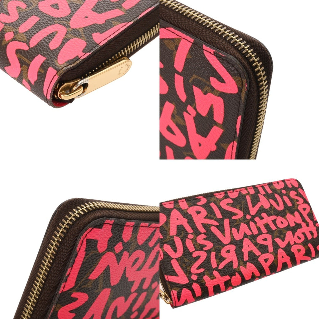 Louis Vuitton Monogram Graffiti Fuchsia Monogram Monogram Graffiti Long Bill Wallet