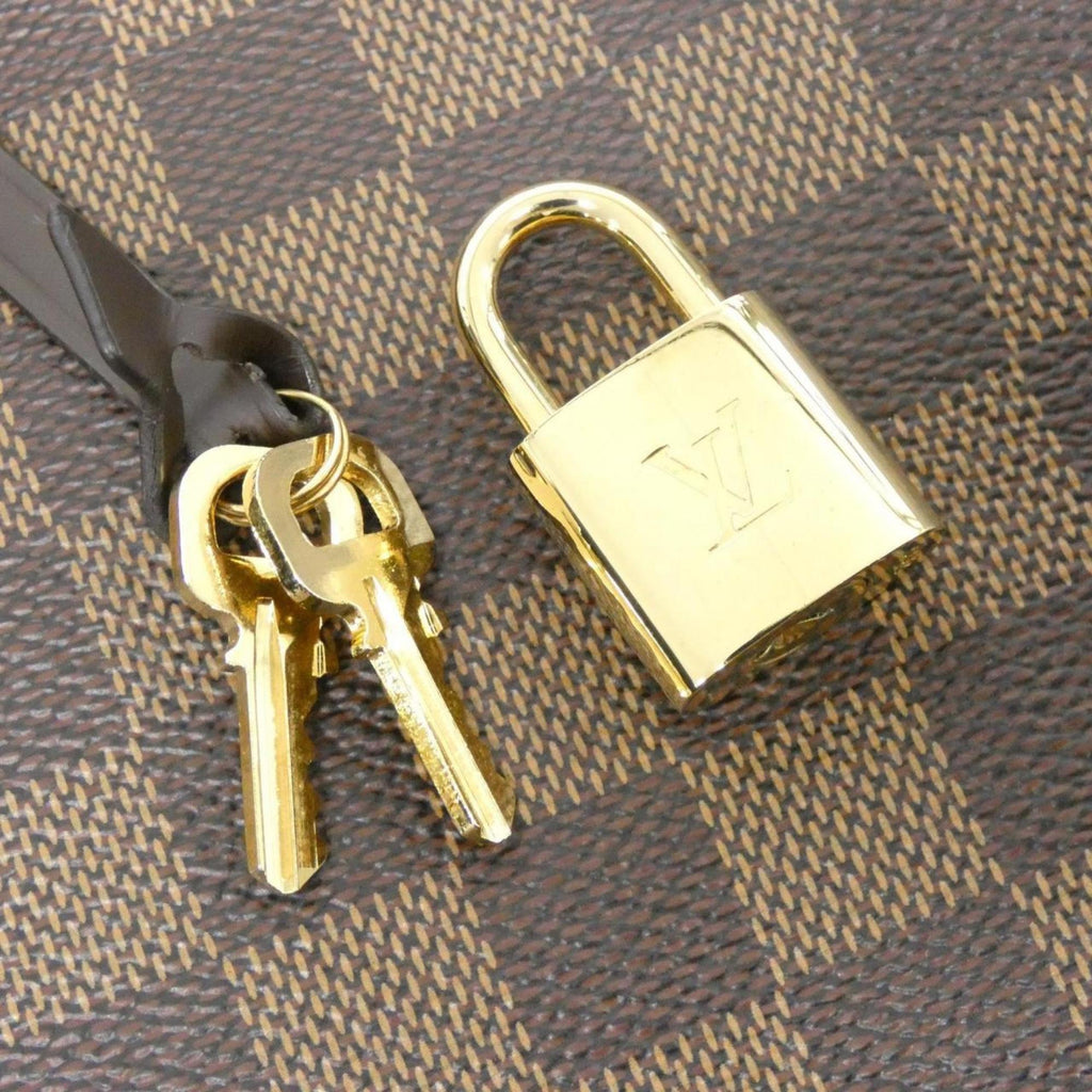 Louis Vuitton Brown Coated Canvas Handbag