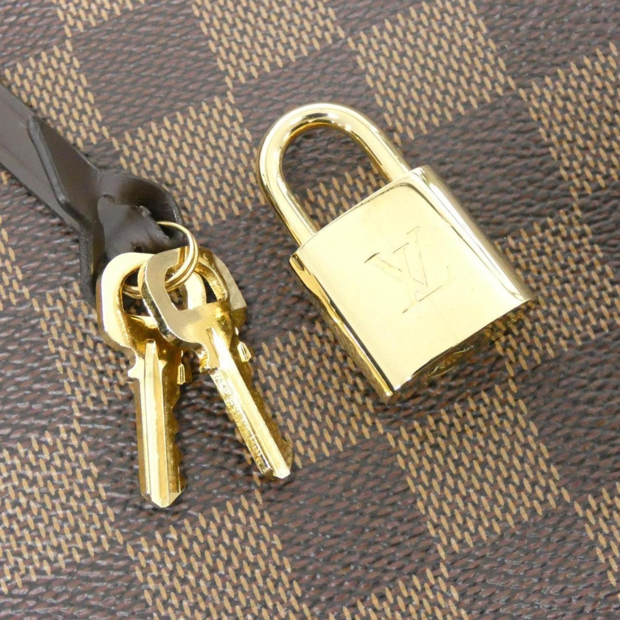 Louis Vuitton Brown Coated Canvas Handbag